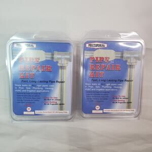 2 Kits PIPE REPAIR FAST LONG LASTING RECTORSEAL, STOPS PIPE LEAKS, 82112 NEW